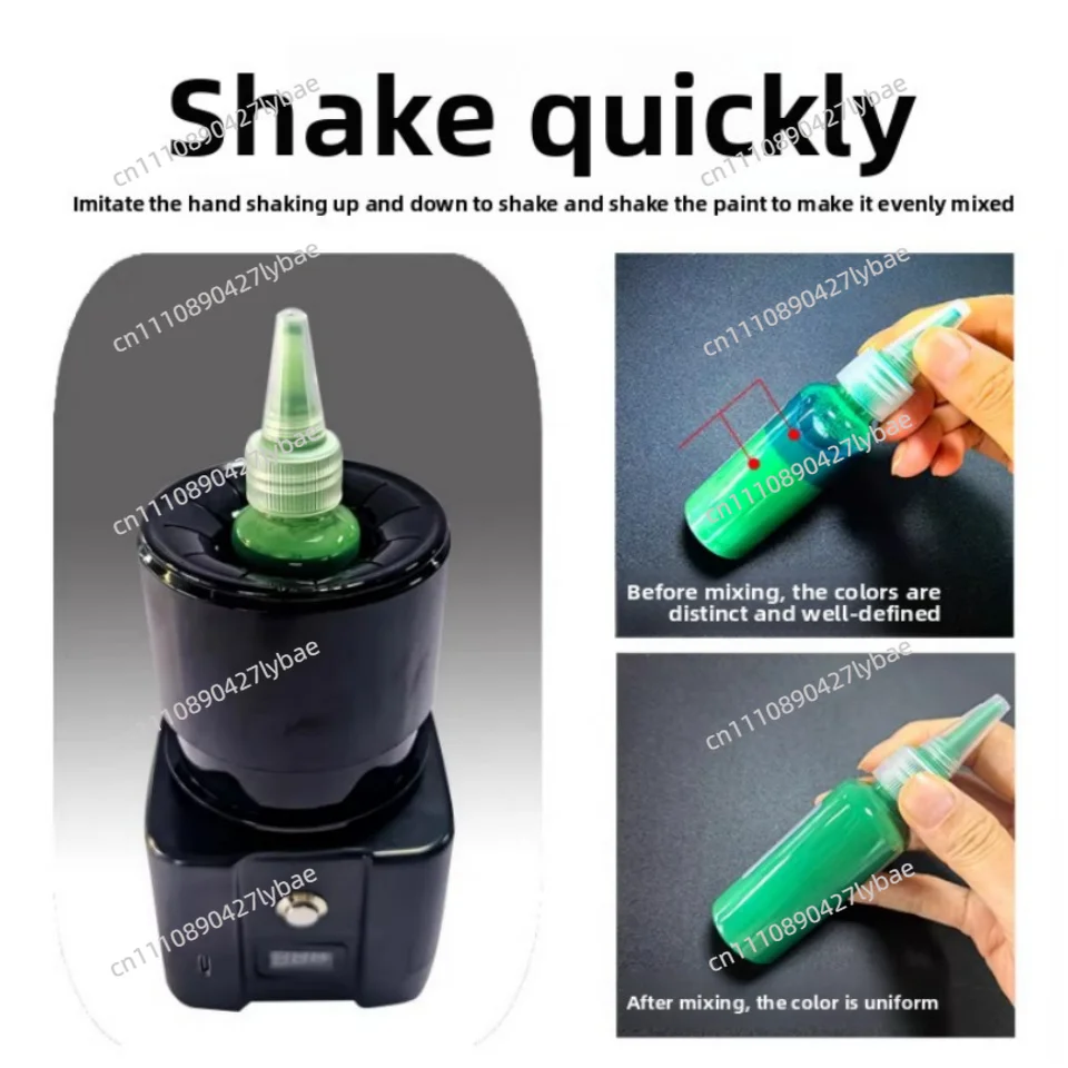 Agitateur Électrique pour Peinture - Mélangeur Vibrant pour Vernis à Ongles, Encre de Tatouage et Peinture Modélisme - Outil de Mélange de Colle