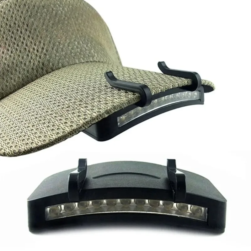Outdoor LED Hat Clip Light Super Bright Headlamp Clip on Cap Hat Torch for Fishing Camping Hunting image 2
