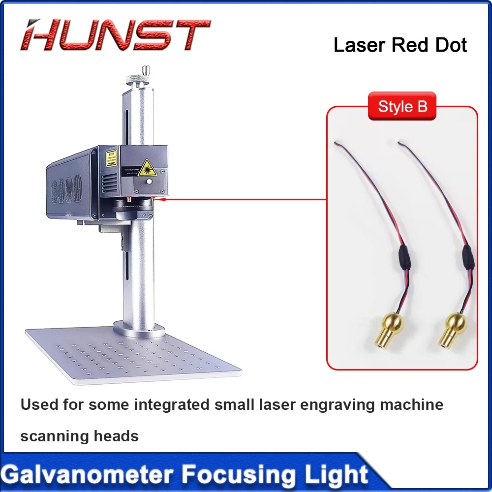 HUNST Laser Marking Machine Focusing Light Suitable For SG7110 RC1001 RC7110 Laser Galvanometer Scanner 650NM