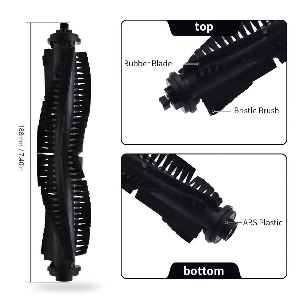 Robô Aspirador de Pó Peças Acessórios, Rolo, Principal, Escova Lateral, Filtro HEPA, Mop, Substituição do Pano, Compatível com 360, S6