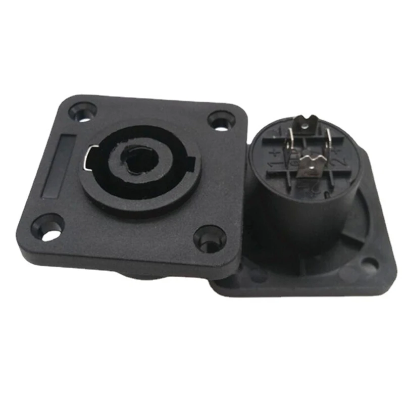 10 قطعة 4Pin مكبر الصوت موصل أنثى مقبس متفرع NL4 السلطة جاك موصل الصوت مكبر الصوت محول مع قفل