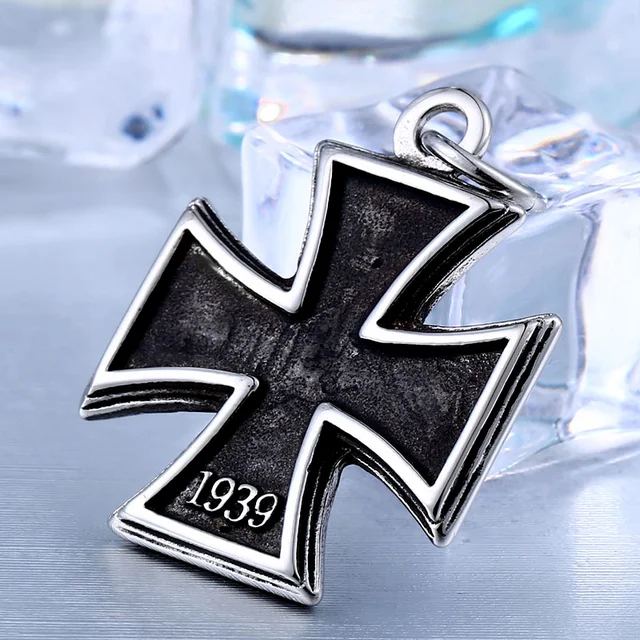 Beier New Store 316L Stainless Steel Pendant Necklace Vintage Cross Pendant Charm Men\'s Pendant High Quality Gift LLBP8-250P