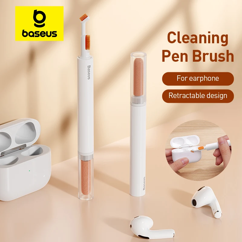 Baseus Bluetooth Earphones Cleaning Pen Brush Cleaner Kit for Airpods Xiaomi Huawei Samsung Durable Earbuds Case Cleaning Tools