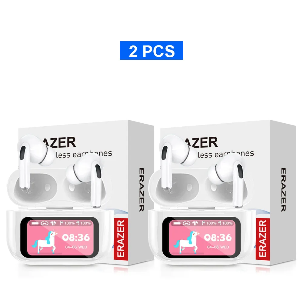 ERAZER Original Wireless Bluetooth Earphones HiFi Headphones HD Stereo Waterproof Earbuds Touch Screen With ANC Noise Reduction