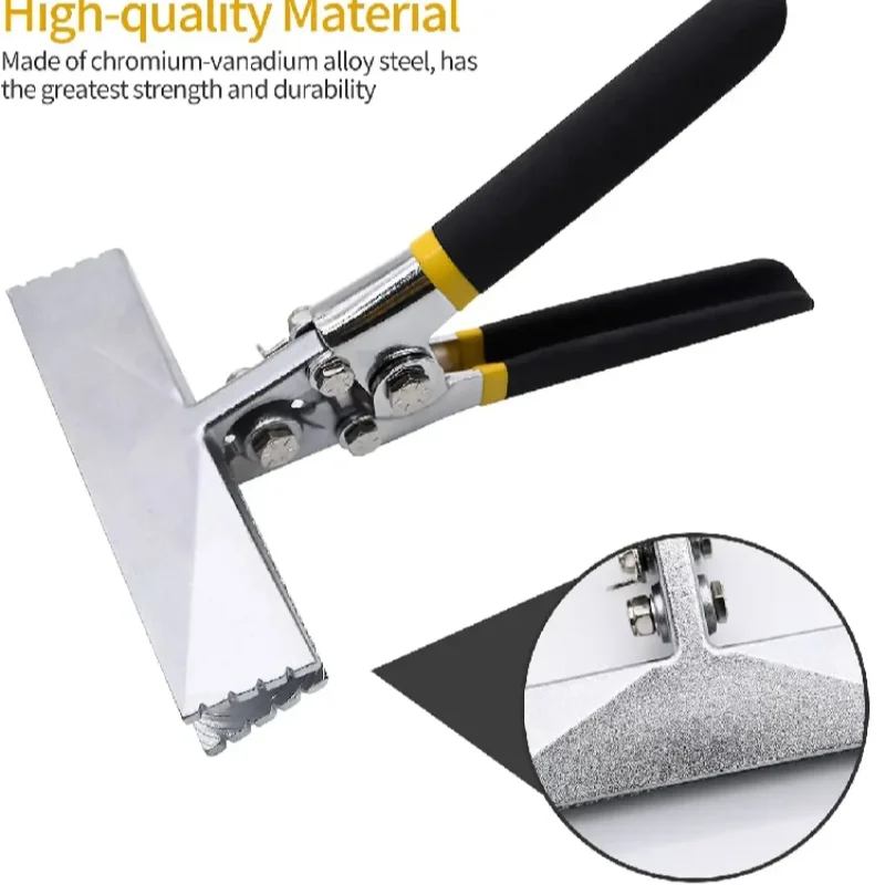 Sheet  Metal Bending Pliers Hand Seamer Wide Jaw Straight 80mm/Elbow 80mm/Straight 150mm Tools for Welding Clamps