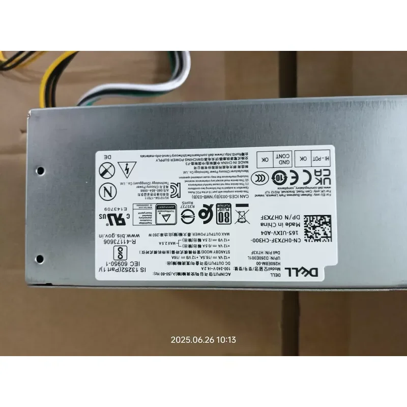 New 260W Server Power Supply for Dell H260EBM-01