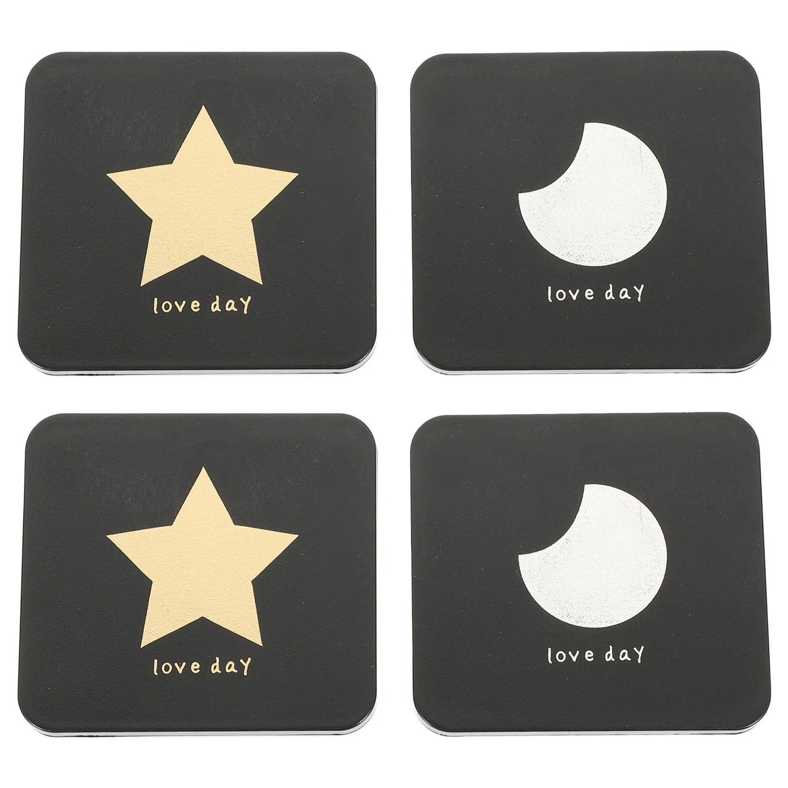 

4 Pcs Small Vanity Mirror Makeup for Purse Tiny Mini Compact Pocket Handheld Mirrors