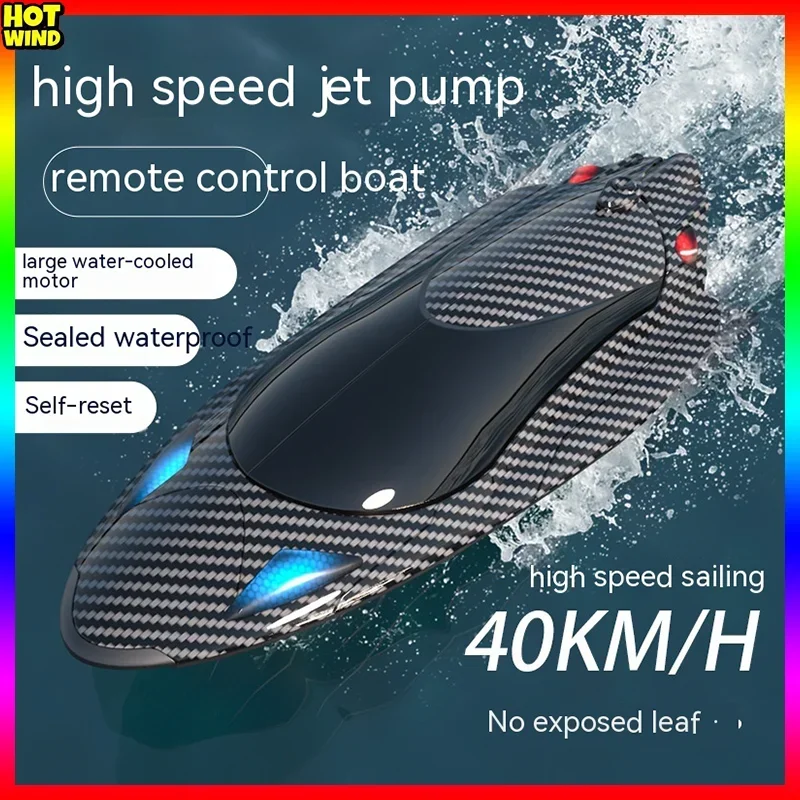 

2.4g Adult And Children's Electric Speedboat Racing, Racing Water Toy Boat, High-speed Vortex Jet Remote-controlled Boat Rc Boat