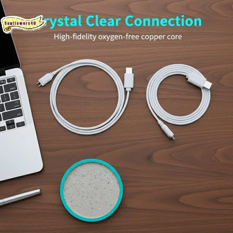 TPE Oxygen-Free Copper Hearing Aid Earphone Cable 2 Pin Single/Dual Head Hearing Aid Connection Cable Hearing Aid Accessories