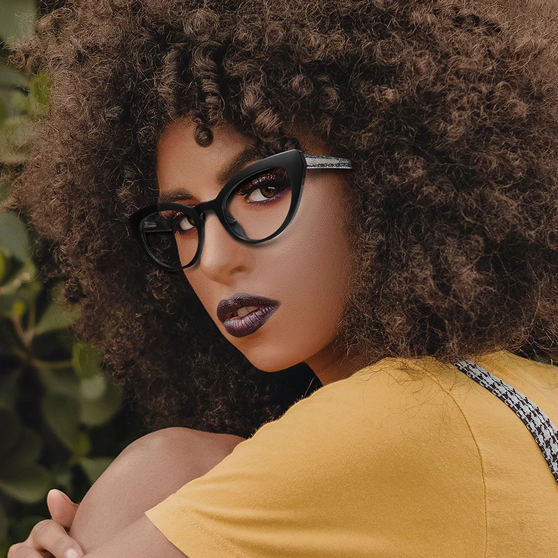 

FOCUL Luxury Cat eye TR90 Metal Women Glasses Progressive Photochromic Myopia Eyeglasses Customized Prescription Optical Eyewear