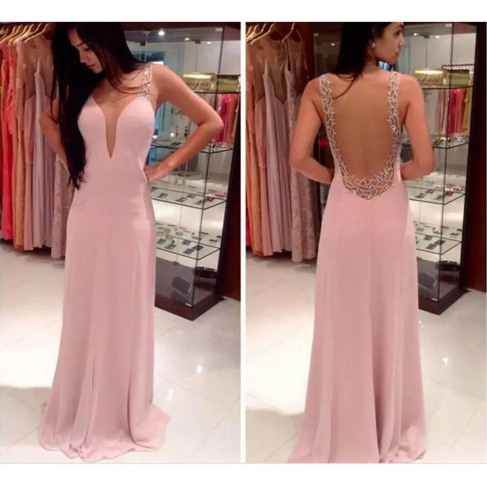 Sexy V Neck Evening Dress Chiffon Long Dress Party Gown Spring Summer Women Matching Set Dresses