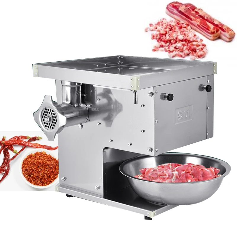 

High Efficiency Commercial Meat Grinder, Hotel Restaurant Kitchen And Catering Equipment