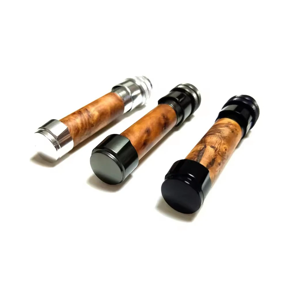 NooNRoo Down Locking Fly Wood Reel Seat Aluminum and Wood Fishing Rod Building, DIY Repair 20g per Pcs