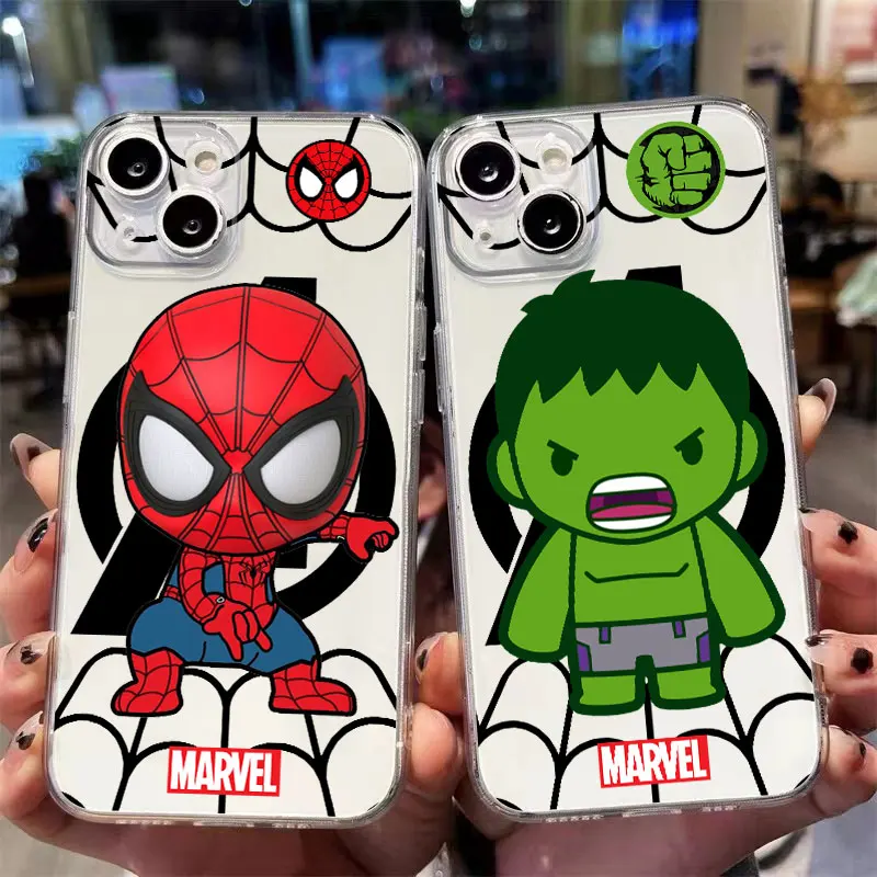 Marvel Sipiderman Groot Phone Case for Honor X8a X7b X9b 5G 90 Lite X8 X8b X9a Transparent Soft Cover Capa