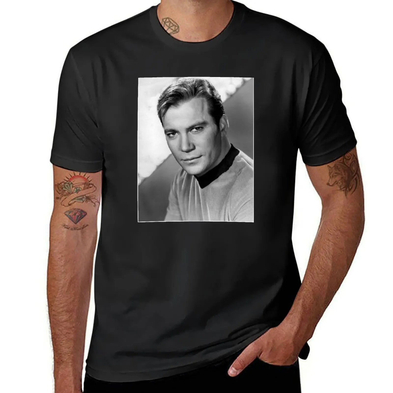 William Shatner Actor Science Fiction Sci-fi T-Shirt tees aesthetic clothes kawaii clothes t shirts men