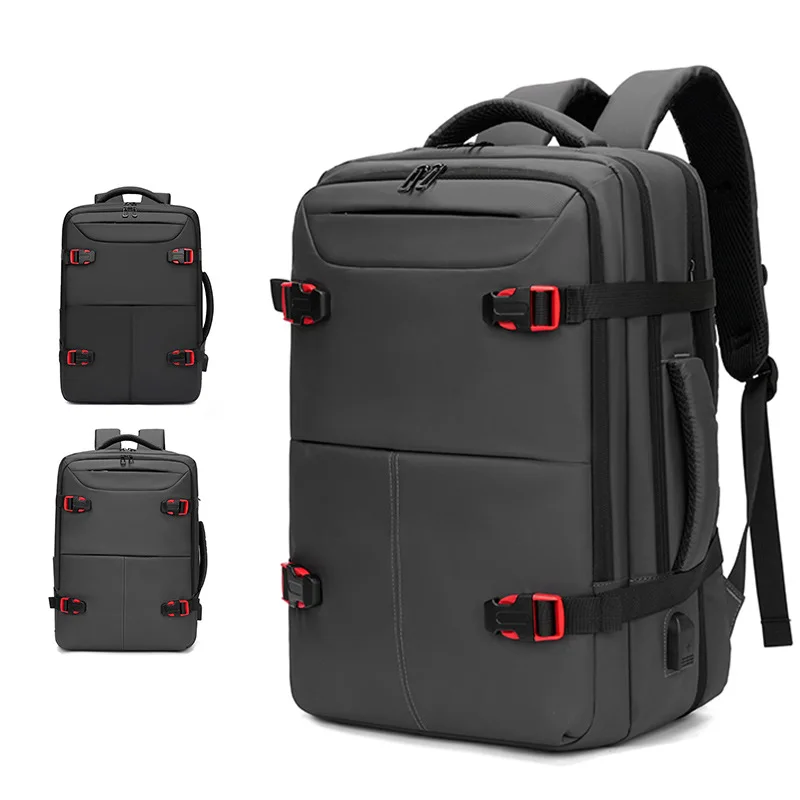 

Smart Business Backpack for Men - TSA-Friendly Expandable 17" Laptop Bag with Waterproof Tech Compartments & Ergonomic Support