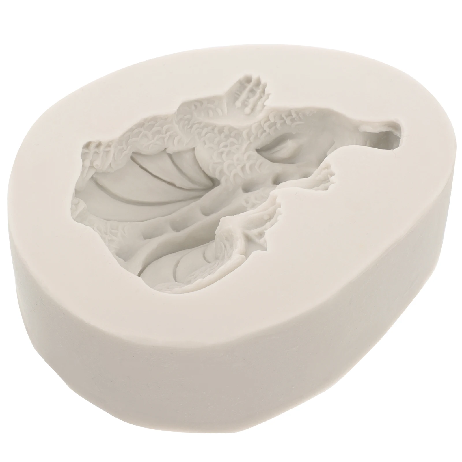 

Dinosaur Chocolate Mold Silicone Baking Tools Fondant Cake Molds Easter Dragon Nonstick Easy Demold DIY Home Use