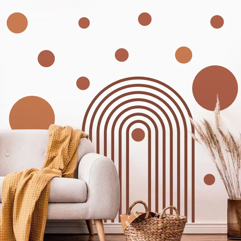 

Arches Wall Stickers Bohemian Wall Decal Geometric Lines Wall Stickers Minimalist Art Modern Wall paper Home Decor