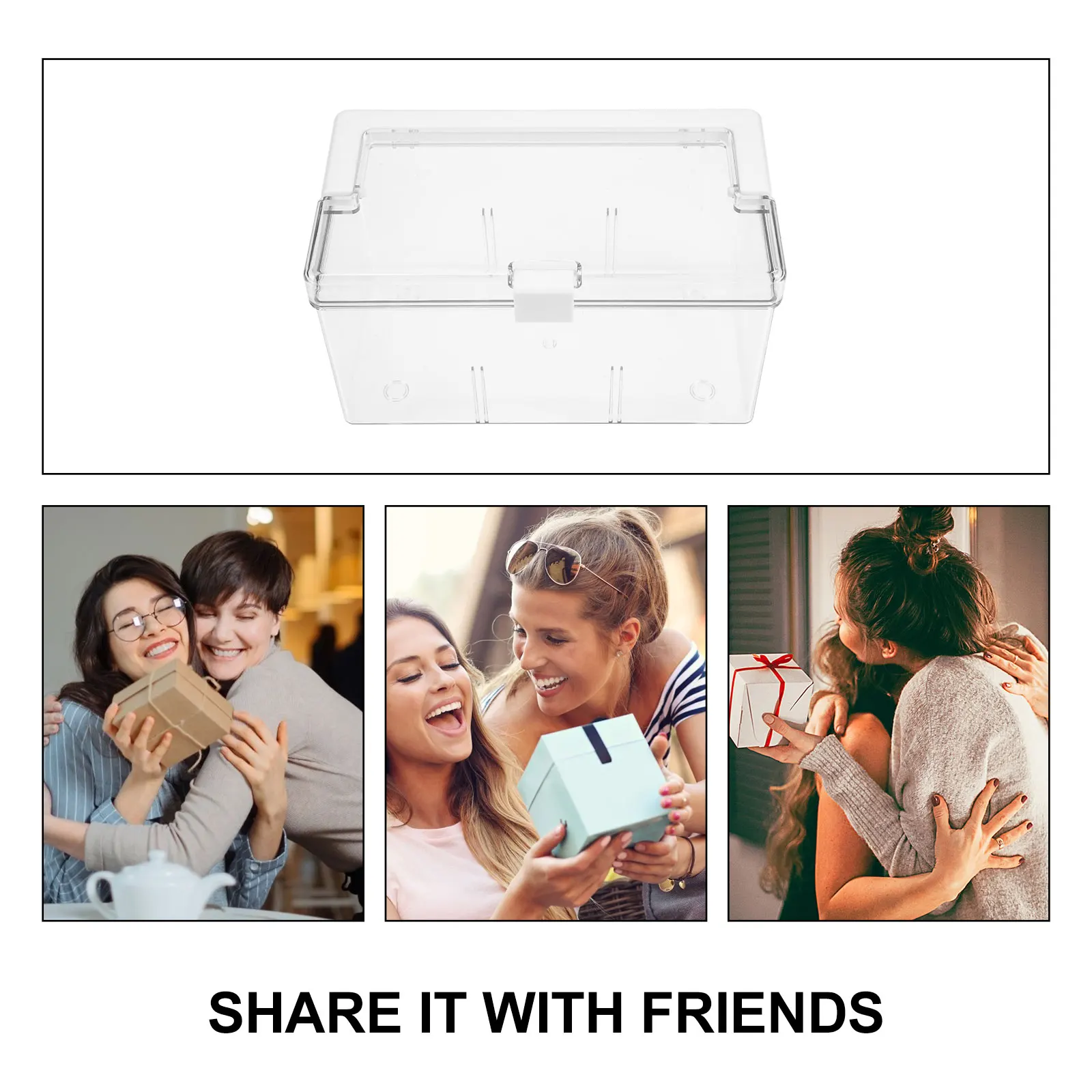 

Portable First Aid Kit Transparent Medicine Case Storage Box Chest Camping Container Pet Bin Lightweight Durable H Travel