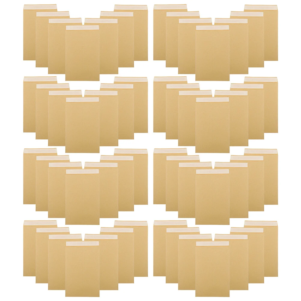 

60Pcs Self Adhesive Money Envelopes Kraft Paper Cash Organizer Small Savings Challenge Budget Blank Envelopes Multi Use Paper