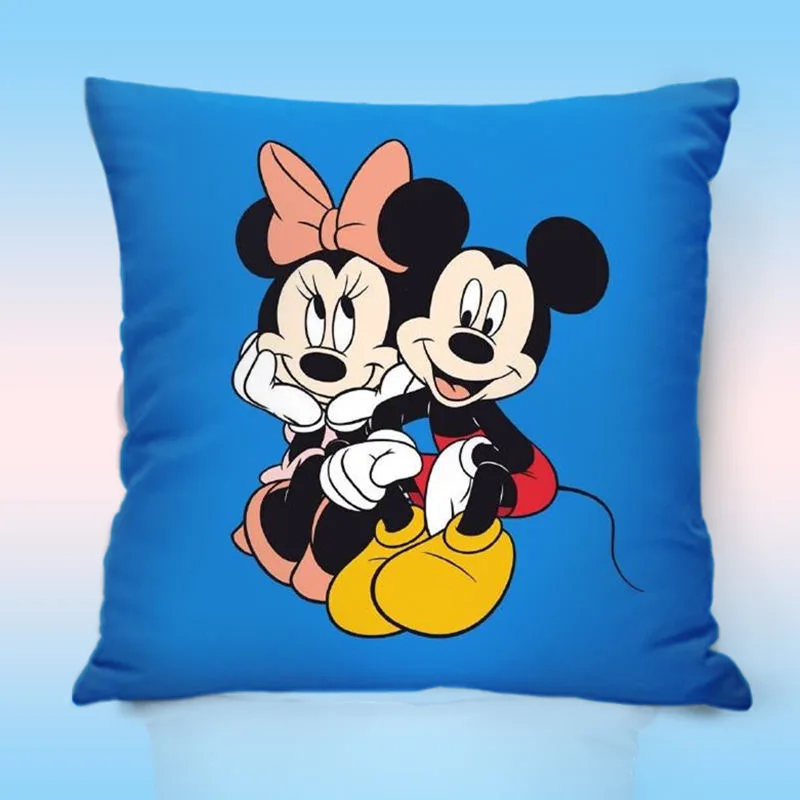 Disney Mickey Minnie Mouse Daisy Donald Duck Cushion Cover Sofa Decorative Pillow Cases Throw Pillow Case For Sofa Car