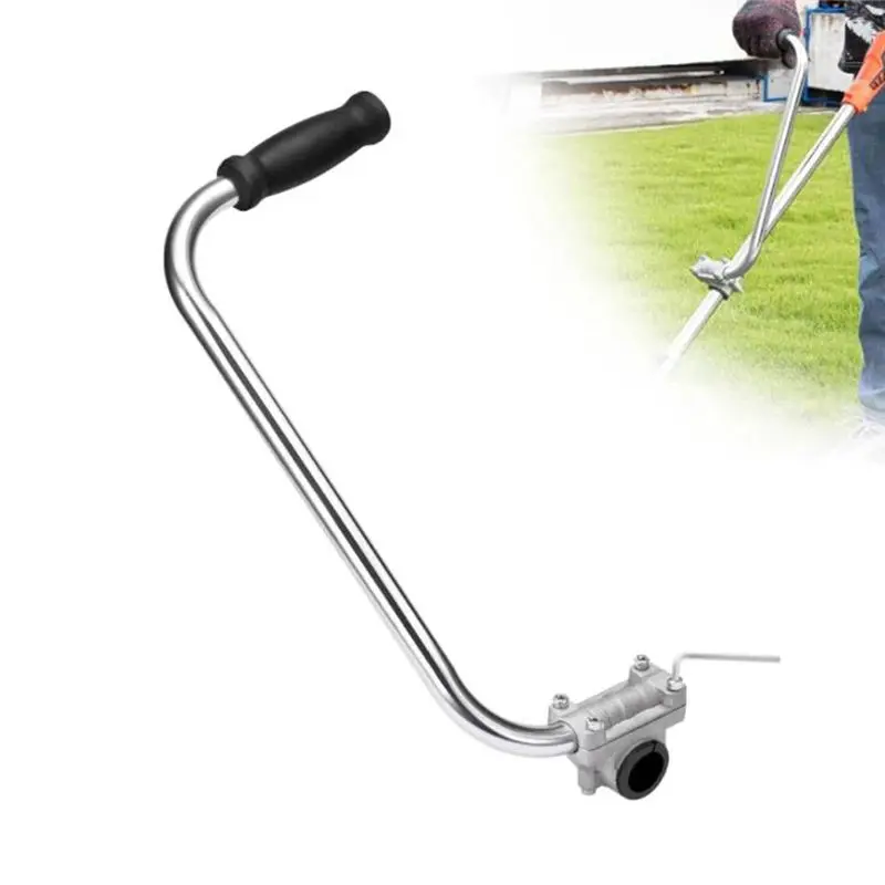 ABWZ-Ergonomic Trimmer Grip Extension Handle With Bracket Clamp For String Trimmers Weed Eater Lawn Trimmer