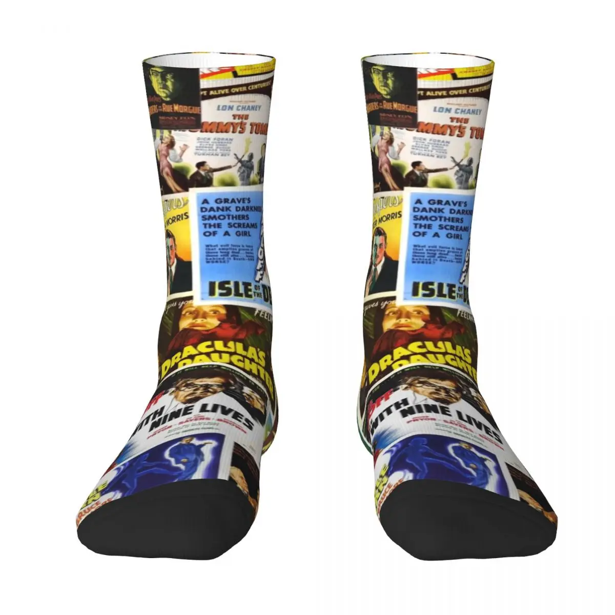 

Vintage Horror Socks floor winter gifts funny gifts Ladies Socks Men's
