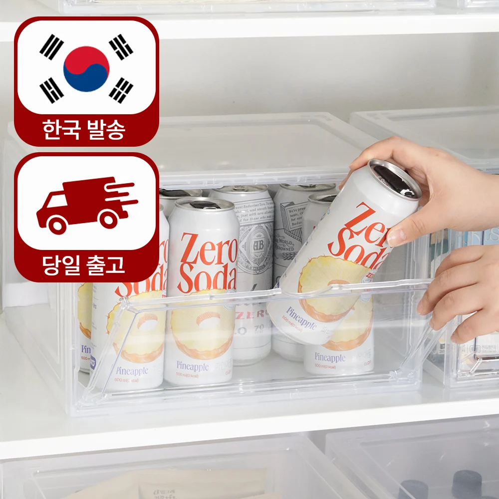 도어형 펜트리 투명수납정리함 17L