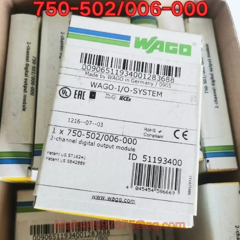 

Brand new 750-502/006-000 PLC module Quotation for July 2025
