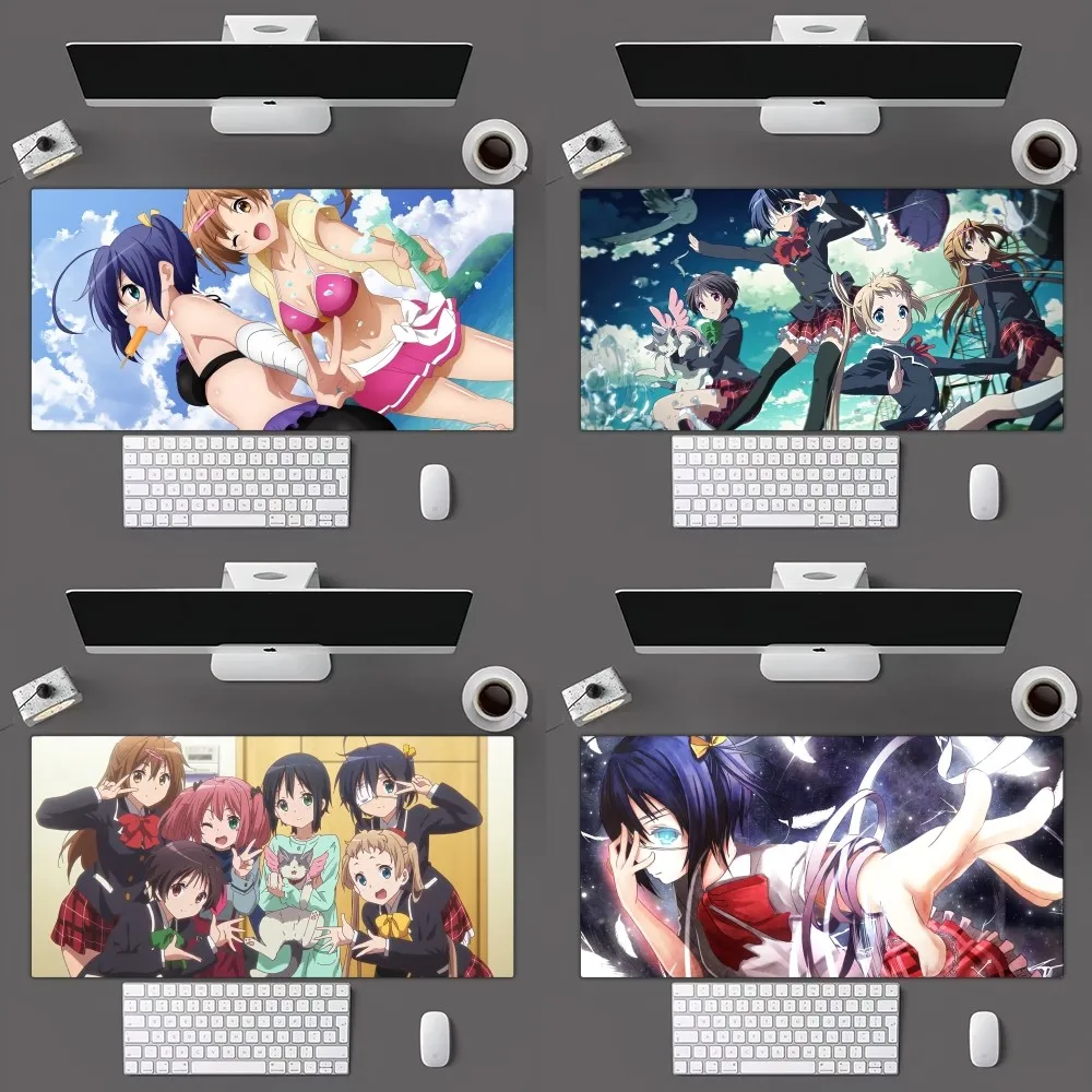 Bilibili Love, Chunibyo & Other Delusions! Mousepad Mousepad Gamer Mouse Pad Size For Office Long Table Mat