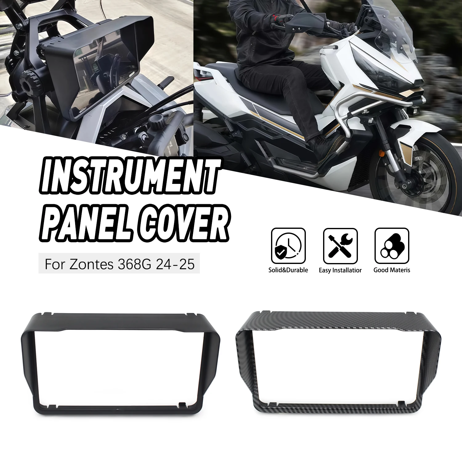

Sunproof Visor Cover For ZONTES 368G G368 368 2024 Motorcycle Accessories Instrument Screen Sunshade Guard Protection Dashboard