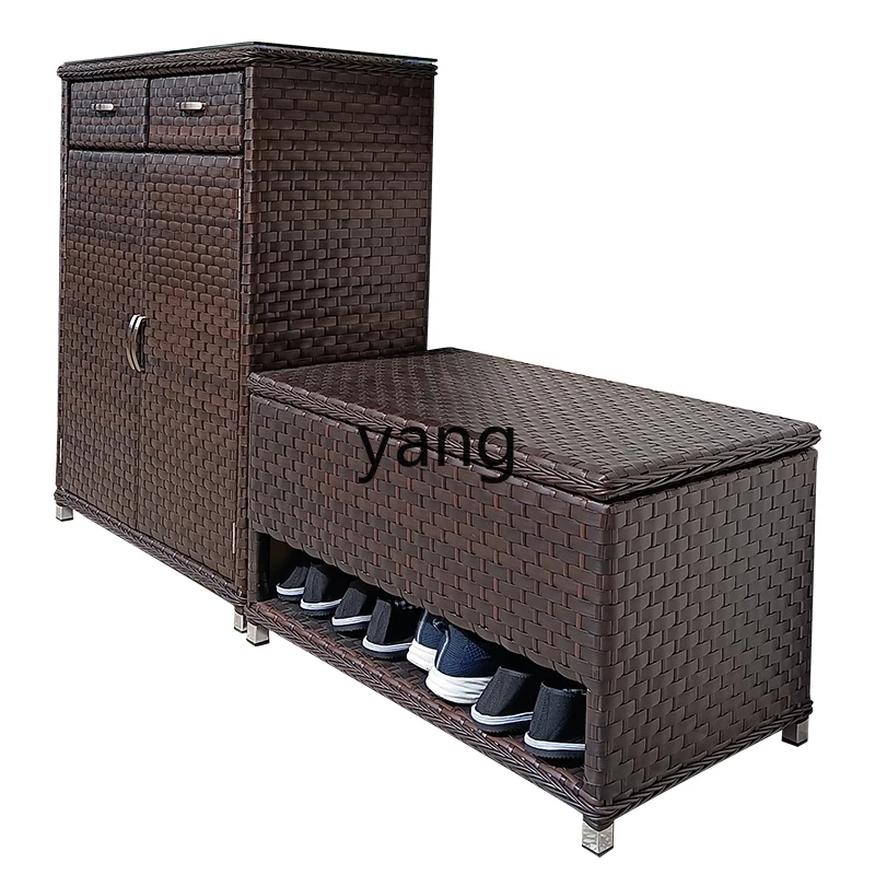 

LMM outdoor balcony shoe cabinet large capacity storage locker at home door