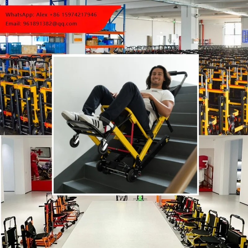 Electric Stair Climbing Wheelchair For Hospital And Emergency OEM ODM Factory For B2B Wholesale