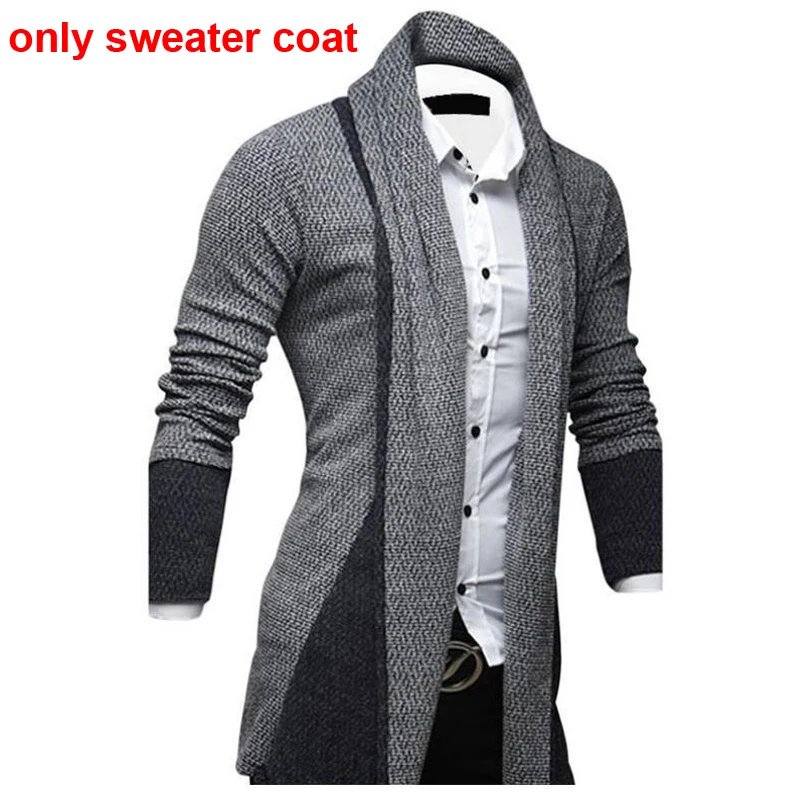Men’s Sweaters Autumn Spring Scarf Collar Knitted Sweater Jackets Cardigan Coats Patchwork Men Clothing Casual Knitwear MY170 4 Men's Sweaters Autumn Spring Scarf Collar Knitted Sweater Jackets Cardigan Coats Patchwork Men Clothing Casual Knitwear MY170 4