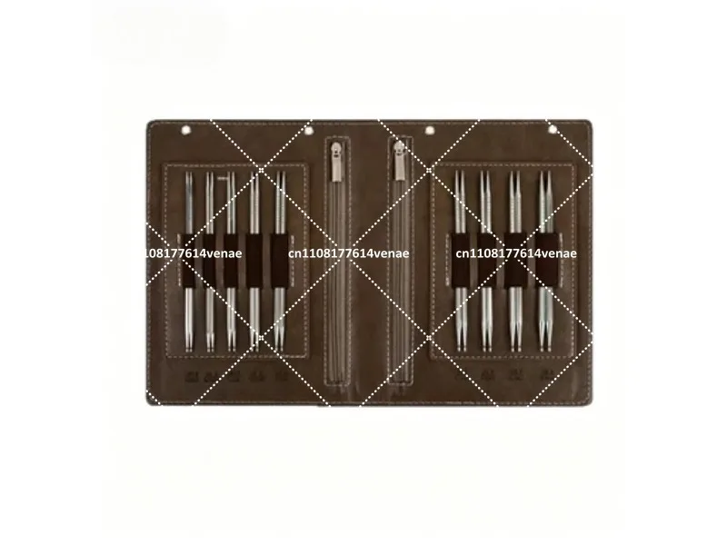Knitting Tool, Hexagonal Water Drop Ring Needle Polygon Solid Stainless Steel Removable Ring Needle Set