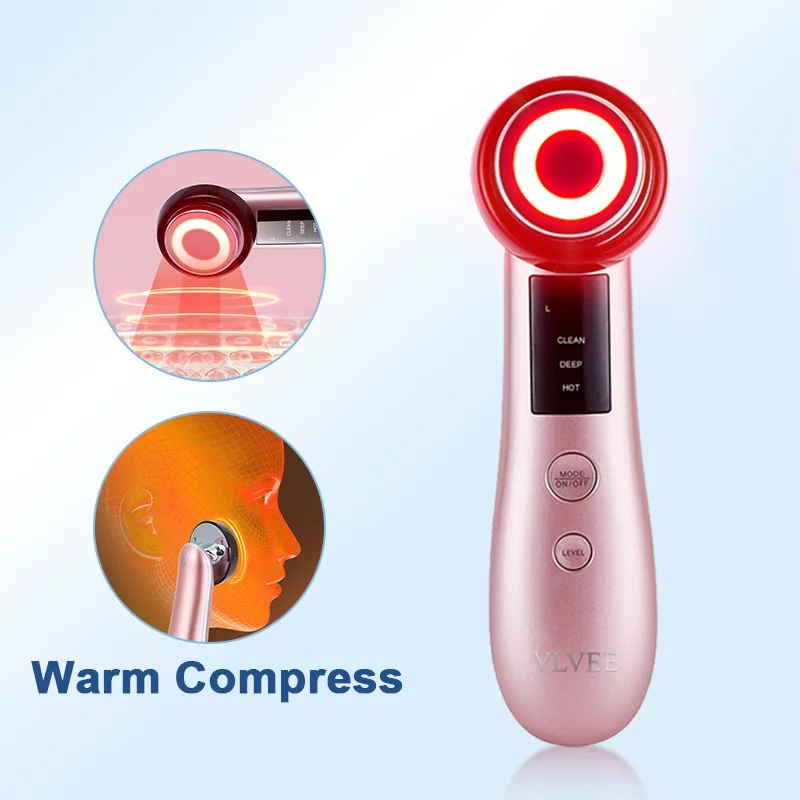 4-IN-1 Facial Lifting And Tightening Device Eyes Care Hot Compress Household Face Beauty Instrument Female Personal Facial Care