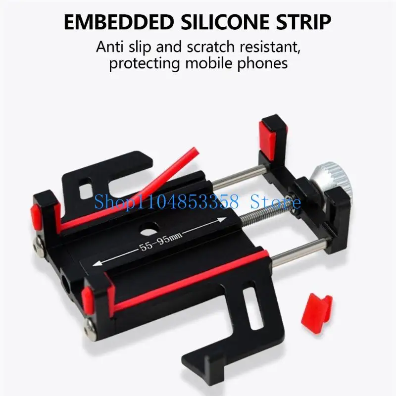 652F جهاز متعدد للدراجات النارية، مقود الدراجة النارية، حامل الملاحة الذكي، آلية قفل آمنة لركوب التضاريس الوعرة #2