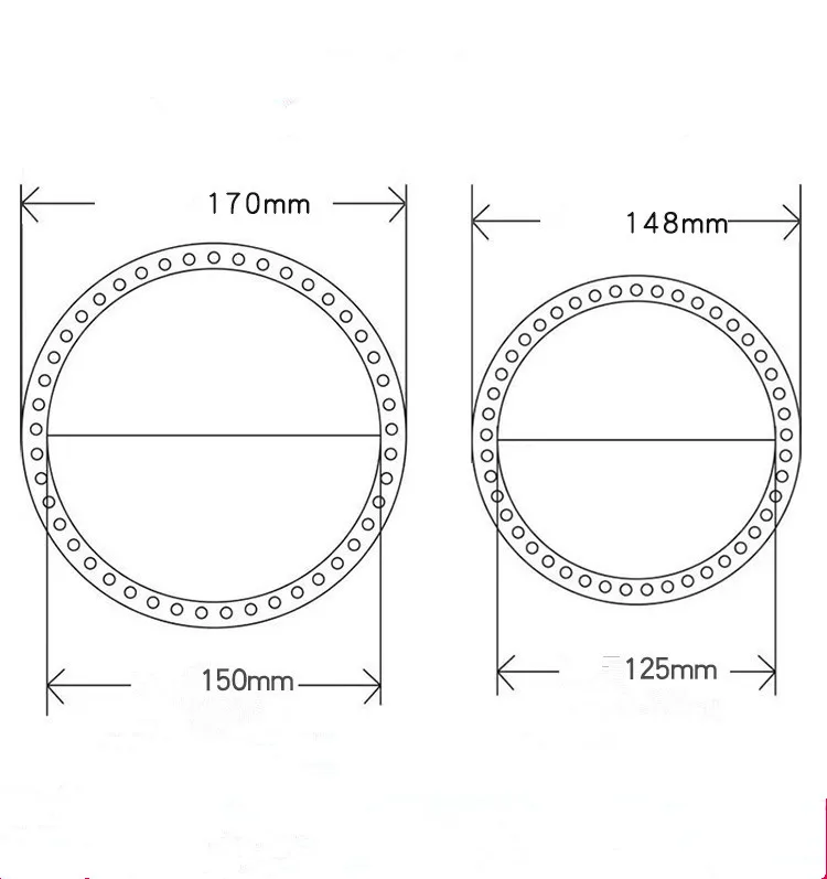 Acrylic Half Ball Dome And Flat Crochet Base Hollow Plastic Hemisphere For DIY Knitting Bag