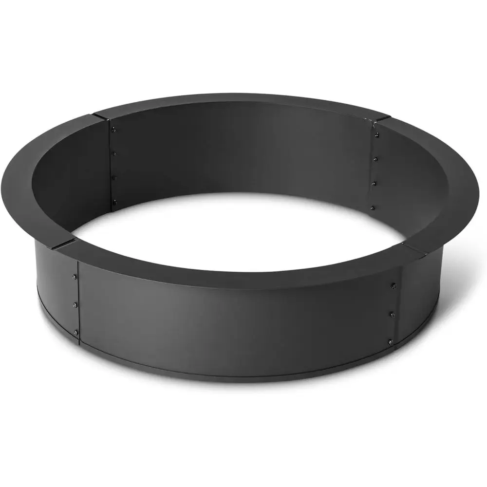 

Portable 4-Piece Steel Fire Pit Kit with Liner, 41.5 Diameter, 10 Tall, Ideal for Outdoors and Camping
