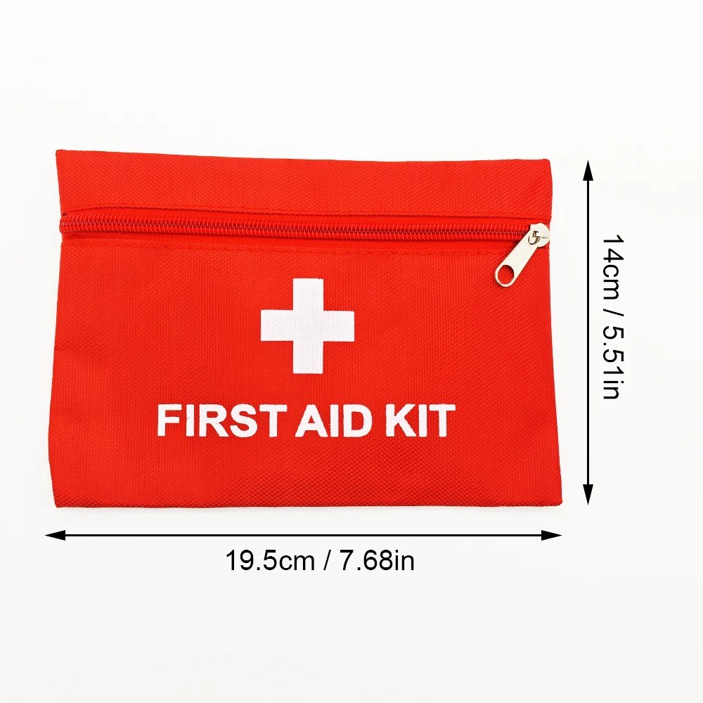 Portable First Aid Kit Bag Red Emergency Medical Pouch Waterproof Storage Bag For Home Outdoor Travel Camping Survival Supplies