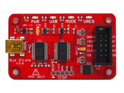 

New Bus Pirate v3.6 universal serial interface module warmly for 1 year