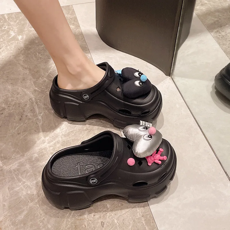Cute Fashion Women Summer Hollow Out Slip On Shoes Breathable Lightweight Casual Solid Color