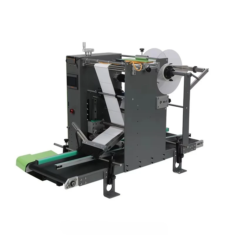 Desktop flat labeling machine food box carton IC card label paper card PE bag lunch box flat bag plastic bottle labeling machine