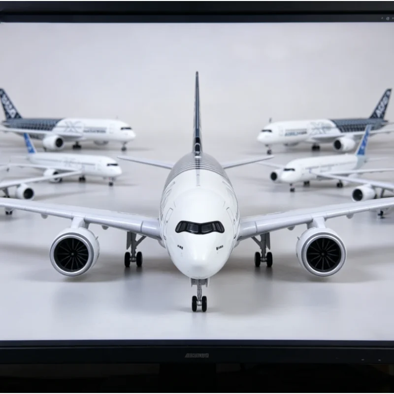 

1/142 Scale Model Diecast Resin Airplane Airbus A350 Prototype XWB Airline With Light Wheel Collection Display Toys