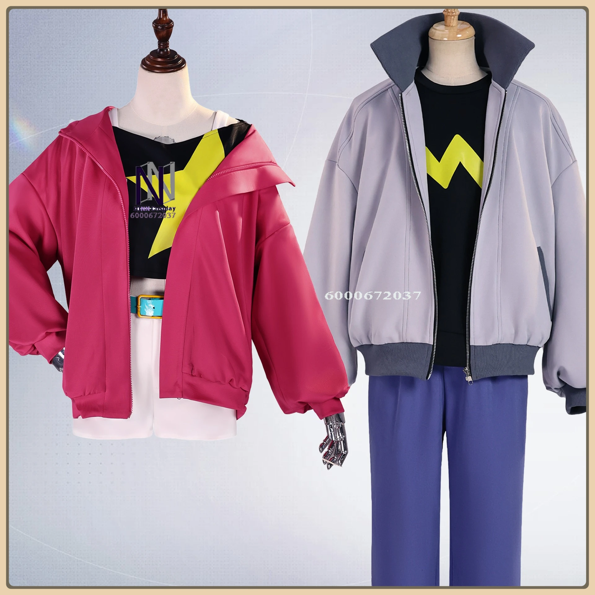 

popular anime cosplay costume new Rena Sakuya and Tomoro Tenma role playing clothes for men women adult comic con party suits