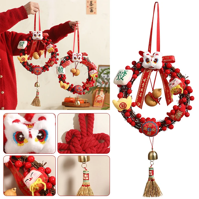 2025 Spring Festival Hanging Pendent Snake Year Traditional Home Decor Hanging Ornaments Chinese New Year Decorations