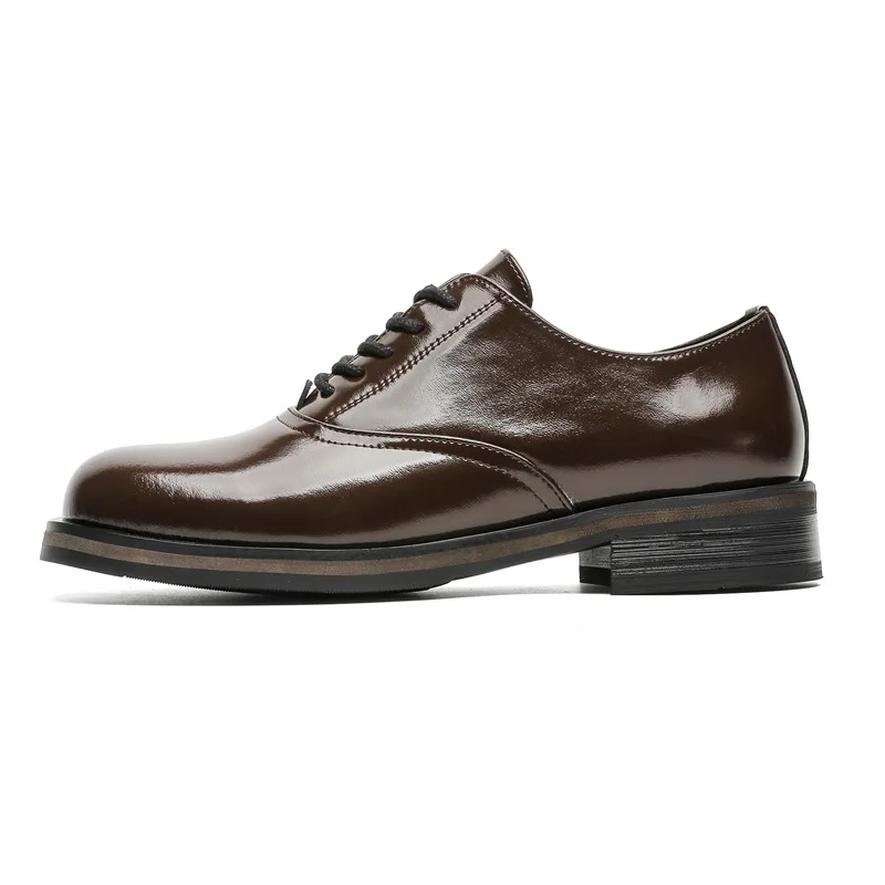 

High Quality New Derby Shoes for Men British Style Leather Shoe Casual Business Dress Shoes Men Luxury Shoes Zapatos De Hombre