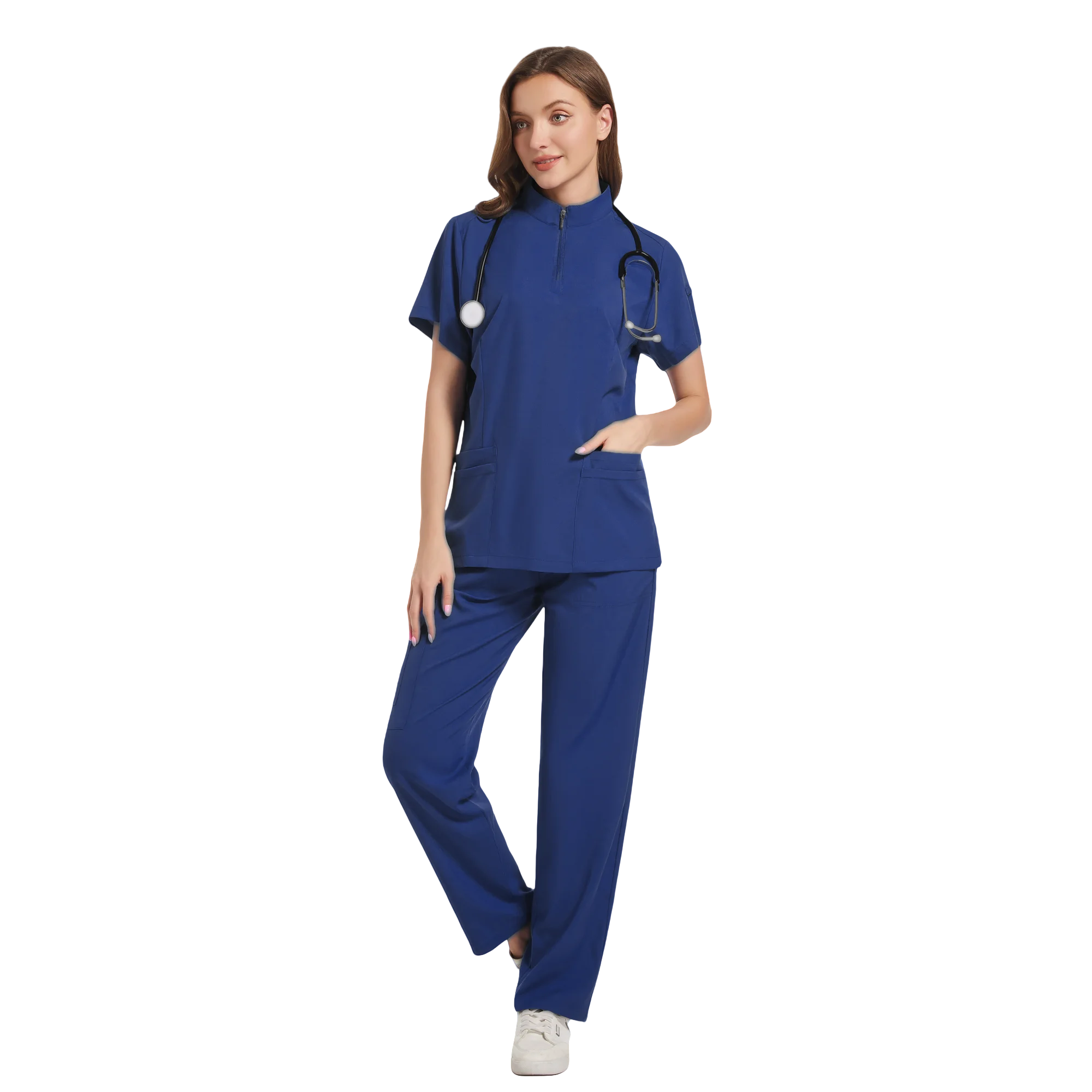 Hospital Uniform Medical Nursing Women Scrub Set Surgical Nurse Sets Factory Wholesale Uniforms Women Uniform Scrub Sets