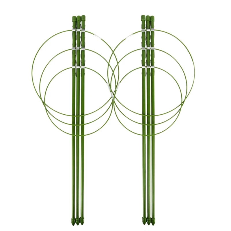 2-пакетная клетка для поддержки растений, металлическая устойчивая к ржавчине опора для садовых растений, кольцо для поддержки растений, опора для растений