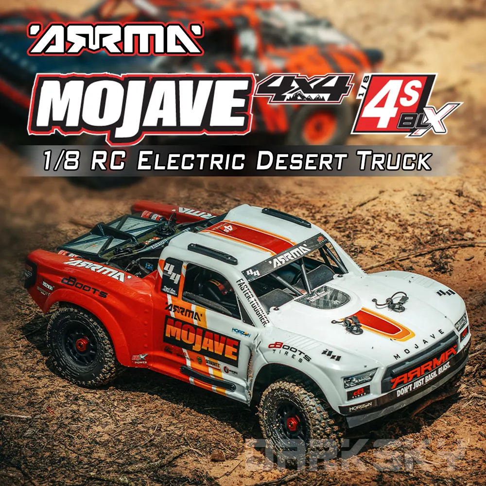 

ARRMA Mojave 4S Brushless BLX RTR 4WD 1/8 RC Electric Remote Control Model Car Desert Truck Short Truck Adult Children's Toys